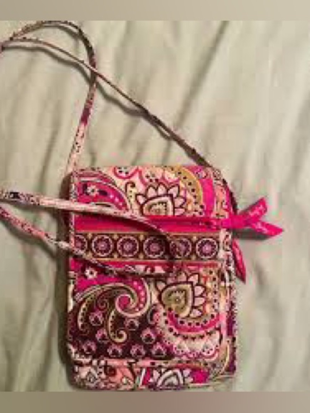 Vera Bradley Very Berry Paisley mini crossbody hipster bag